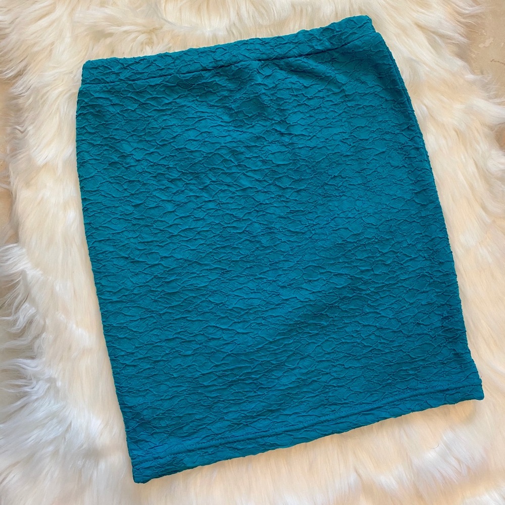 Candie’s Turquoise Mini Skirt Size XS